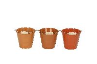Metalleimer Trio orange combi Ø11xH10,5cm 490897