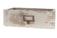Schublade Antik ANTIK GRAU BRAUN 23144 26 x 13 x 9 cm  mit Folie