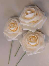 Rose Foam / Schaumrose APRICOT 09 Ø7cm  951 002